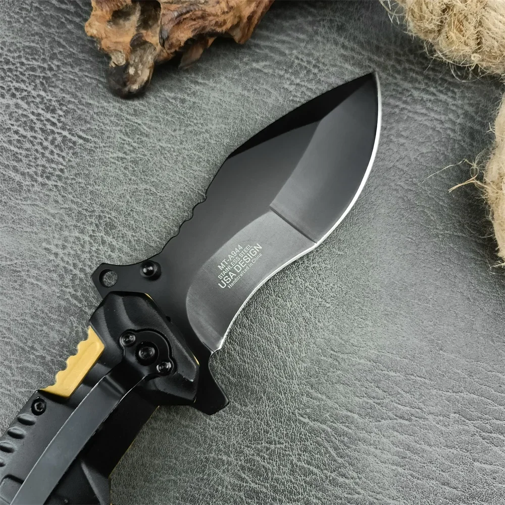 NEW MTA944 Folding Knife 5Cr13Mov Blade T6 Aluminum Handle High Quality Outdoor Pocket Knife EDC Survival Camping Hunting Tool