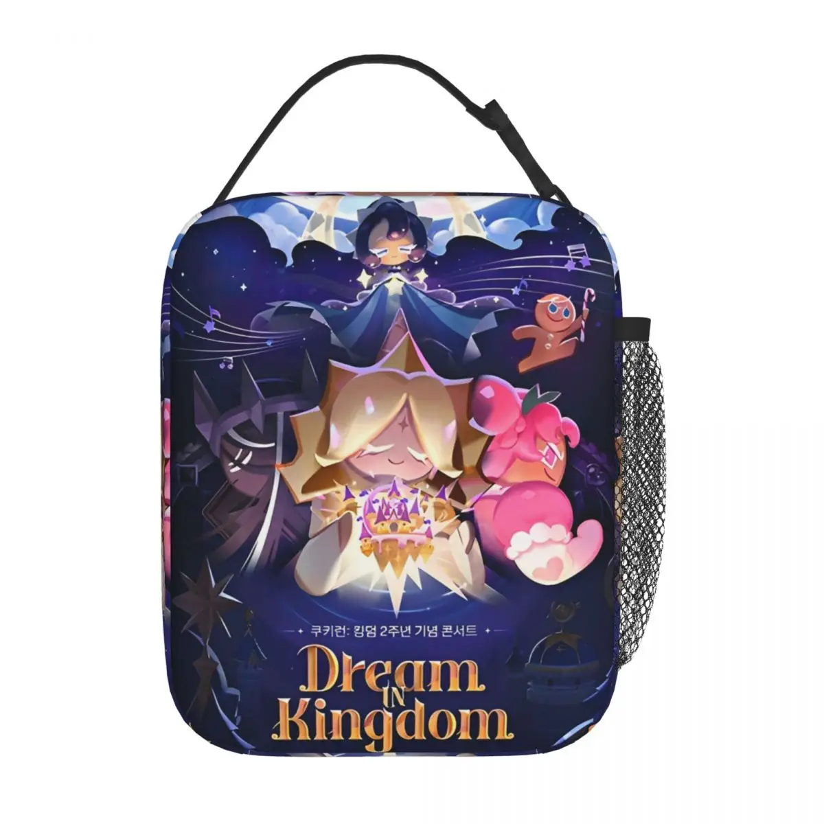 Cookie Run Kingdom Insulated Lunch Bags Cooler Bag  Lunch Container Action Game Large Tote Lunch Box Men Women Office Outdoor