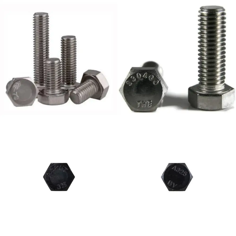 

Stainless Steel 316 Fully Threaded Hex Head Cap Screws M8-1.25 x 22mm Coarse Thread, 100 Pack, Strong and Durable Fasteners