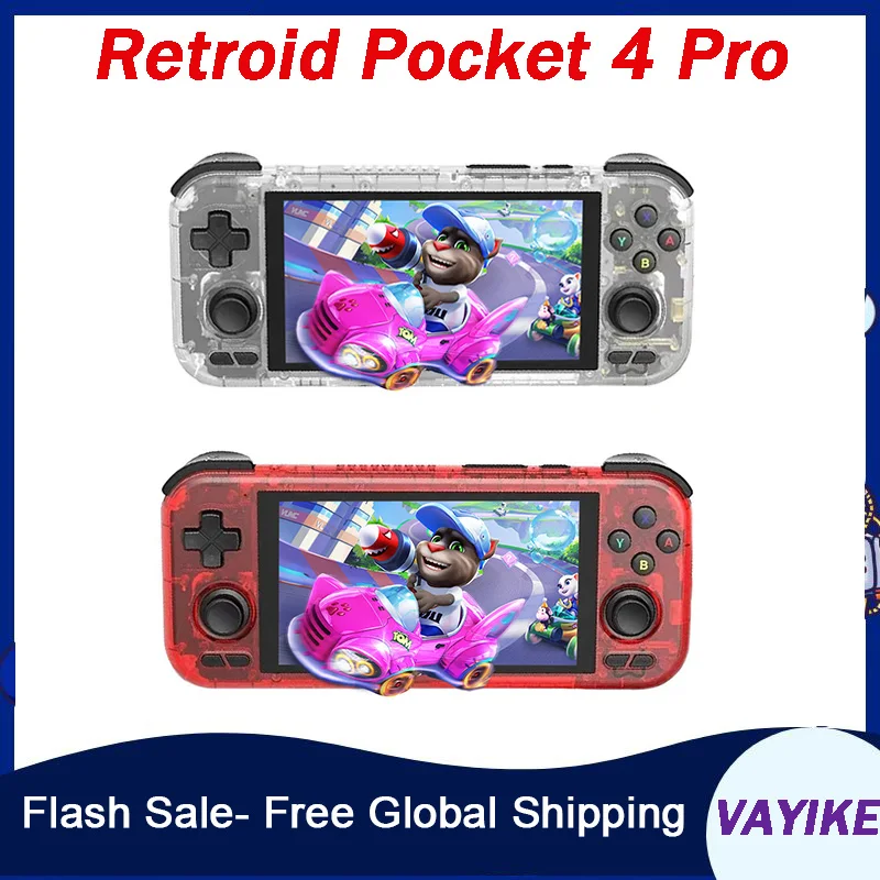 Original New Retroid Pocket 4 Pro RP4pro 5000mAh Handheld Game