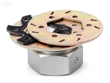 Carbon fiber brake isolation pad metal brake disc set for HPI KM RV BAJA 5B 5T 5SC