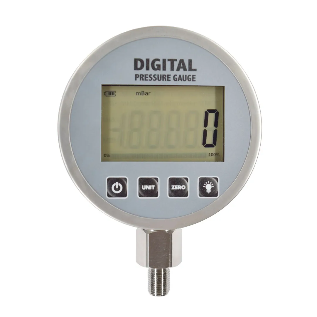 Precisão digital do calibre de pressão da precisão de fandesensor 0.2 mbar mmhg tor resolução-99999 ~ 99999