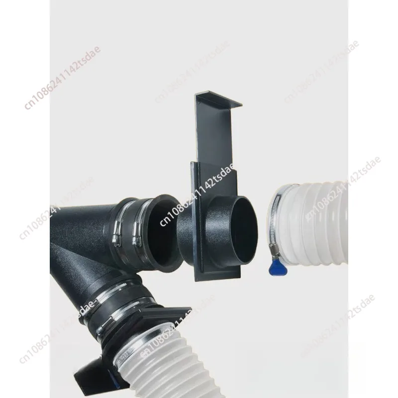 pipe joint 100mm dust collector accessories woodworking dust collector vacuum cleaner accessories three-way valve air