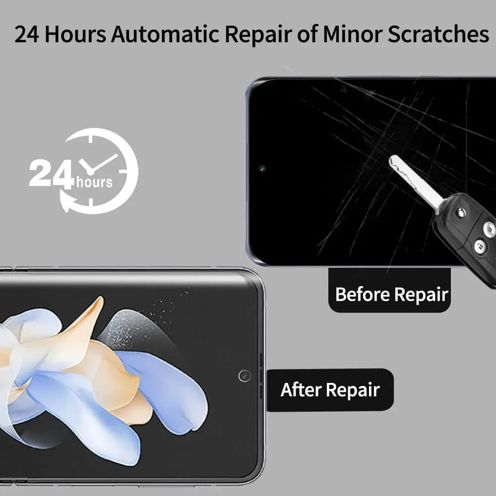 5 قطعة فيلم هيدروجيل لهاتف سامسونج جالاكسي Z Flip 4 5 واقي شاشة أمامي لهاتف جالاكسي Z Flip Flip4 Flip5 Film