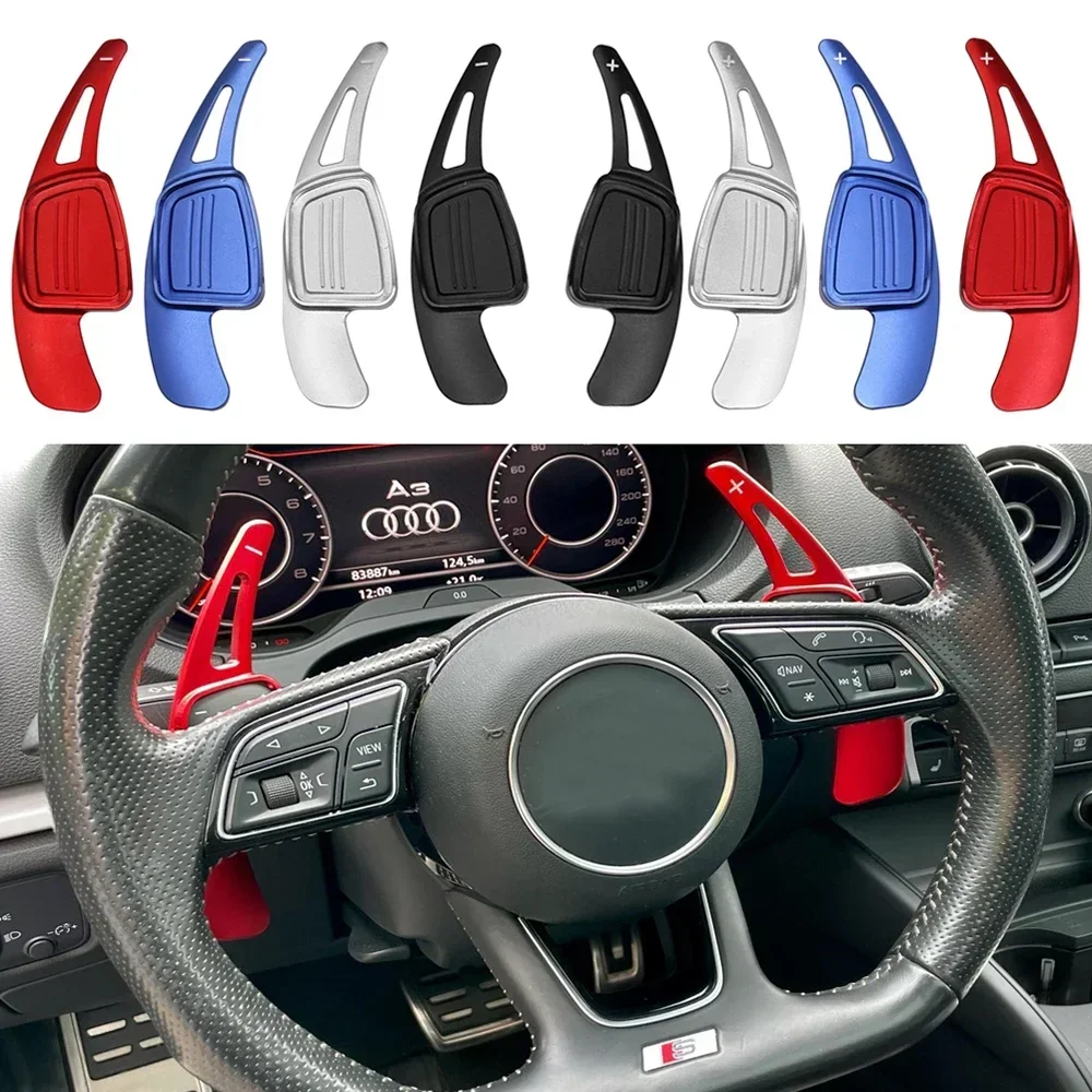 Shift Paddle For Audi 2017 2018 2019 S3 S5 SQ2 SQ5 TT A3 8V A4 A5 Q2 Q3 Q5 Q7 Car Steering Wheel Paddles Extension Quick Shifter