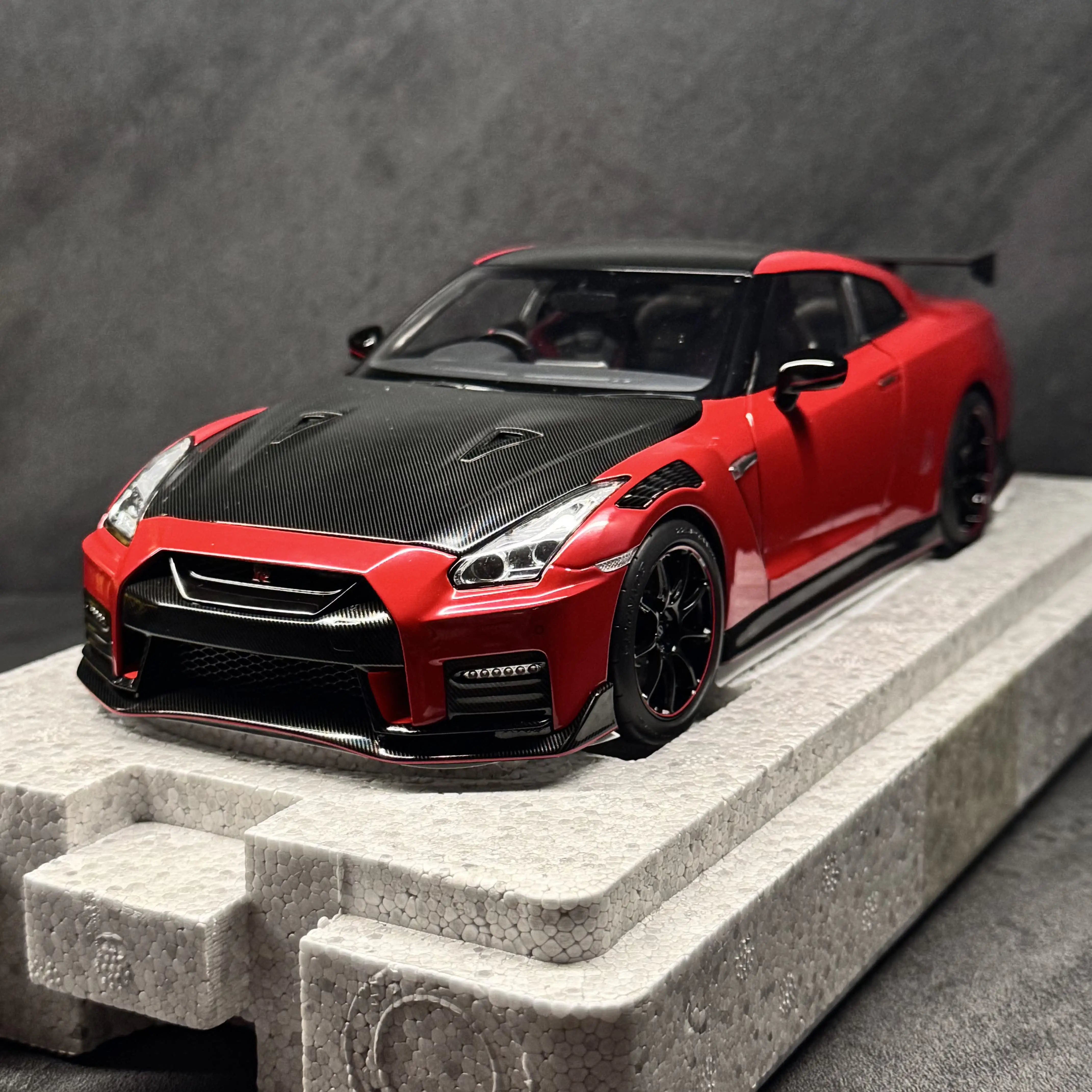 MH 1:18 GTR R35 Nismo 2022 JDM Simulation Limited Edition All Open Alloy Metal Static Car Model Toy Gift
