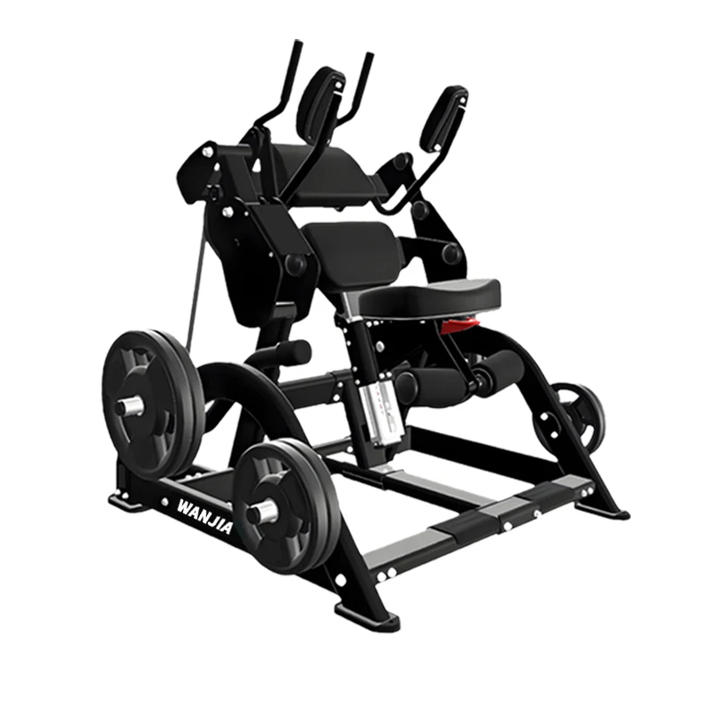 

Commercial Plate Loaded Abdominal Crunch Machine for Core Strength Training Heavy Duty Gym Equipment
