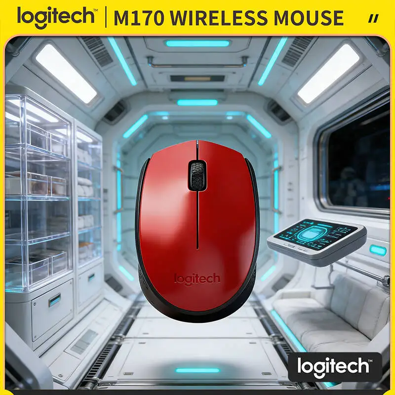 

Компактная беспроводная мышь Logitech M170, радиус действия 10 м, 2,4 ГГц, 12 месяцев автономной работы, для путешествий, учебы, работы, офиса