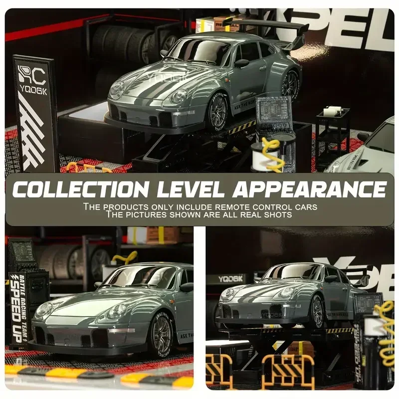 993 RC Drift Car 1:24 coche de Control remoto 4WD 20 KM/H 2,4G coche deportivo de carreras de alta velocidad con luces LED juguete chico adulto regalo de cumpleaños