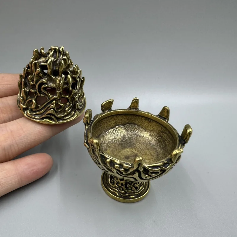 Antique Collectible Bronze Boshan, Small Ornament