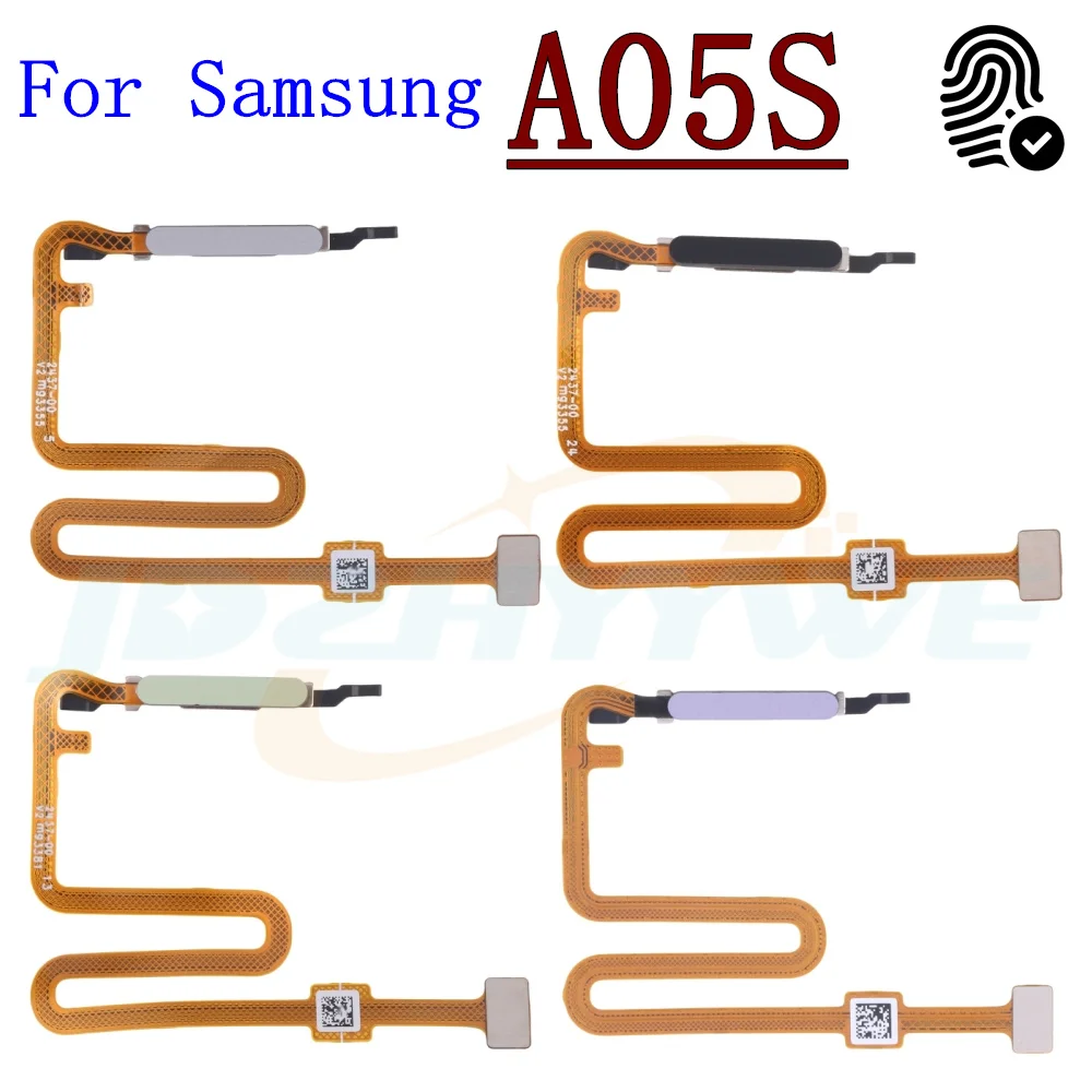 Fingerprint Sensor Scanner Flex Cable For Samsung Galaxy A05s A057/DS A057G/DSN Touch ID Connect Home Button Flex Cable Parts