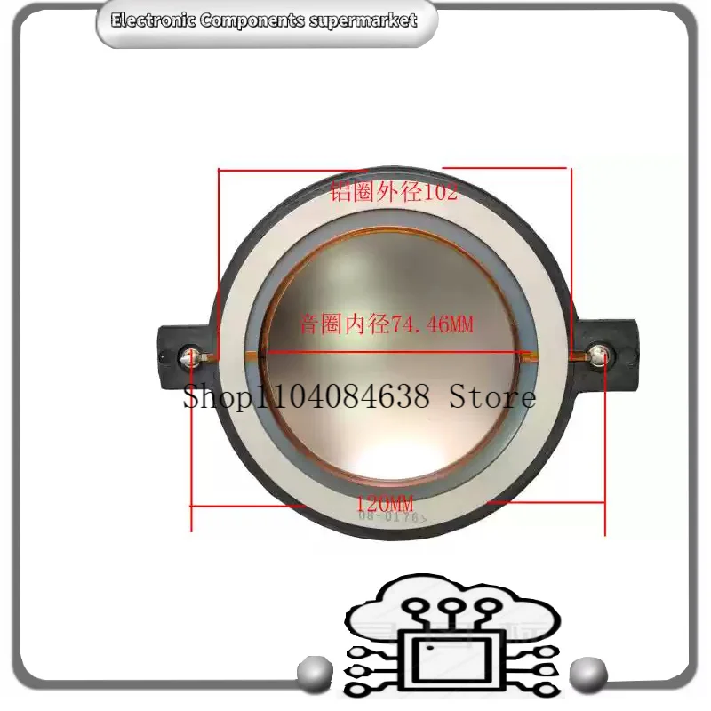 

4 шт. диафрагмы для B&C DE75 DE750 DE82 DE85, DE750TN, для EAW CD-5001 CD-5002 CD-5003 CD-5004 CD-5005 LA325 8 Ом