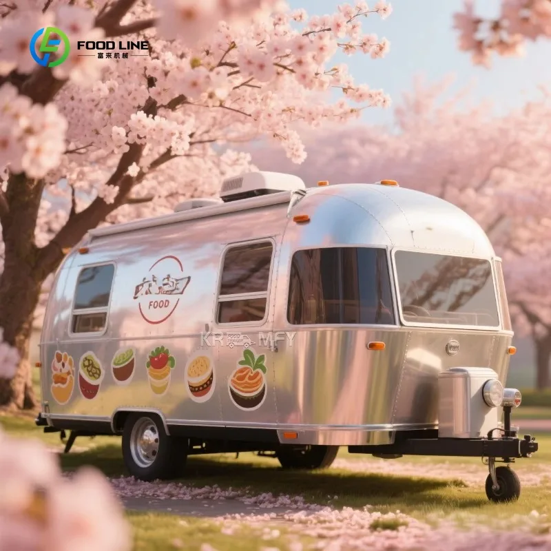 2025 CE Certified Fast Mobile Kitchen Bbq Trailer Truck Food Trailers Fully Equipped