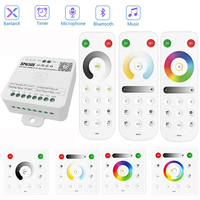 DC5V-24V SP630E All In One LED Controller SPI Pixels 5CH RGB RGBW RGBCCT PWM LED Light WS2811 5050 3528 FCOB 2.4G Remote Control