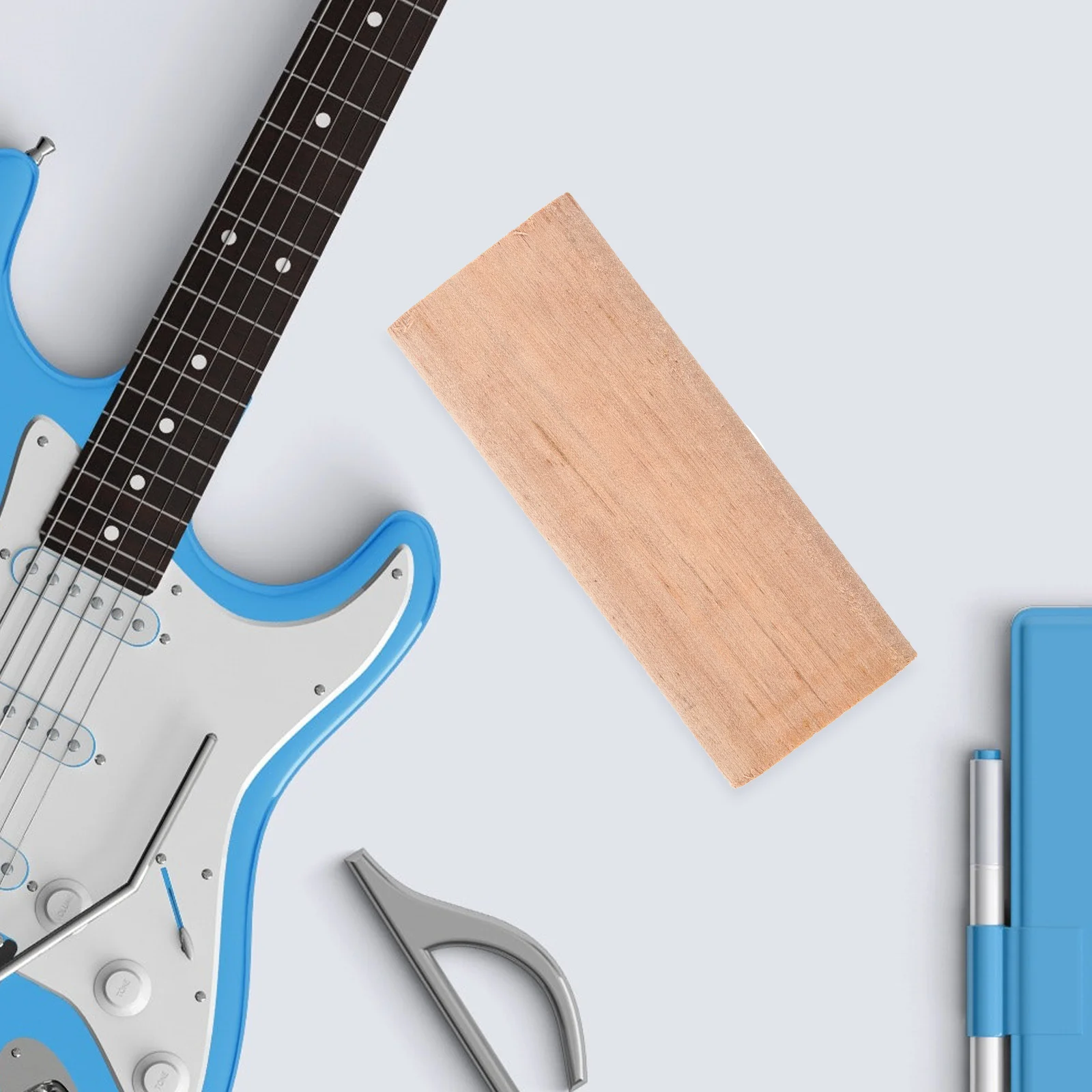 

Guitar Tail Block Wooden For Acoustic Guitar Natural Wood Replacement Durable Folk Jazz Support Building Supplies Accessory