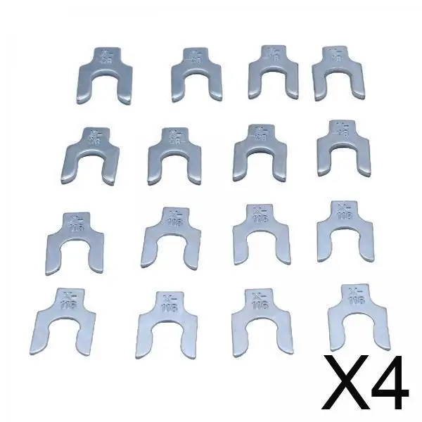 

Complete Upper Control Suspension Alignment Shim Kit Silver Metal Shims for Car Restoration and Repair Needs