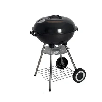 

17 Inch Black Charcoal Kettle BBQ Grill Barbecue Grill 43.7X44X71cm