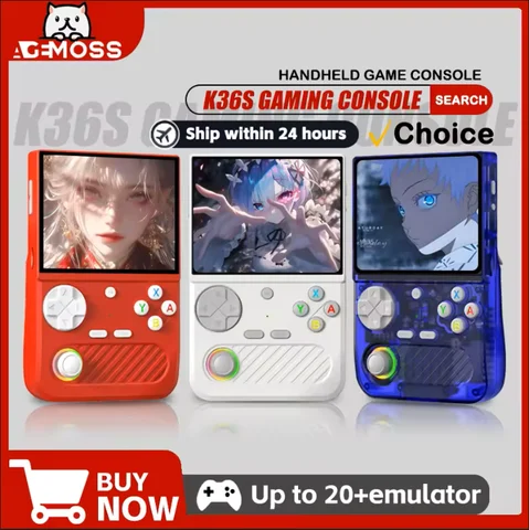 K36s Open Source Portable Retro Handheld Game Console 3.5Inch Ips Hd Color Screen Support Gba Arcade Psp Classic Game For Travel