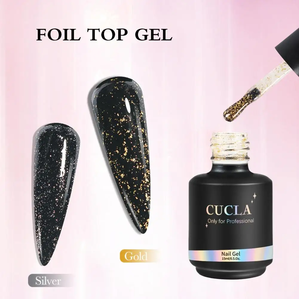 CUCLA-Gel de extensión de resina Soak-off para mujer, constructor de lámina superior Gel UV, saludable, bricolaje, 15ML