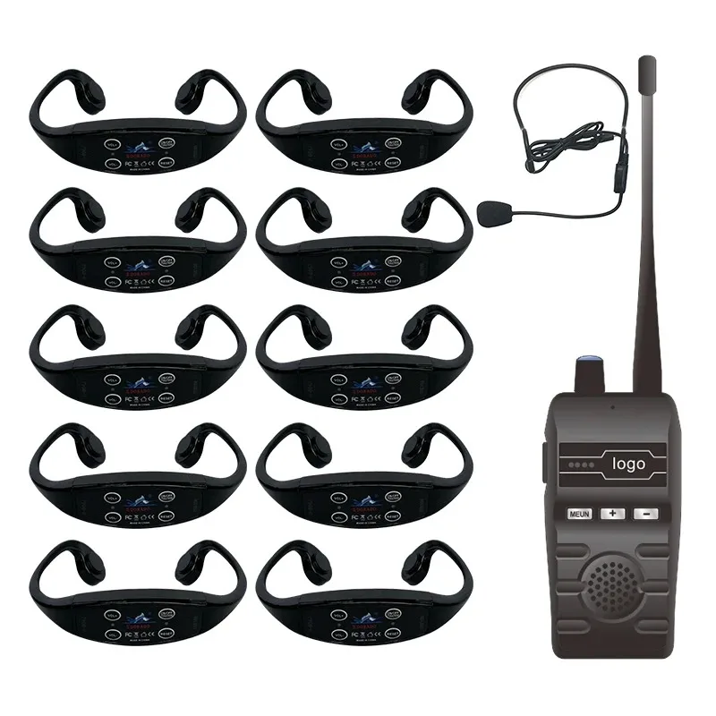 FM Wireless Transmission Swim Training System 1 H800 Audio BT Sender und wasserdichtes Headset 10 H904 Leitungsheadset