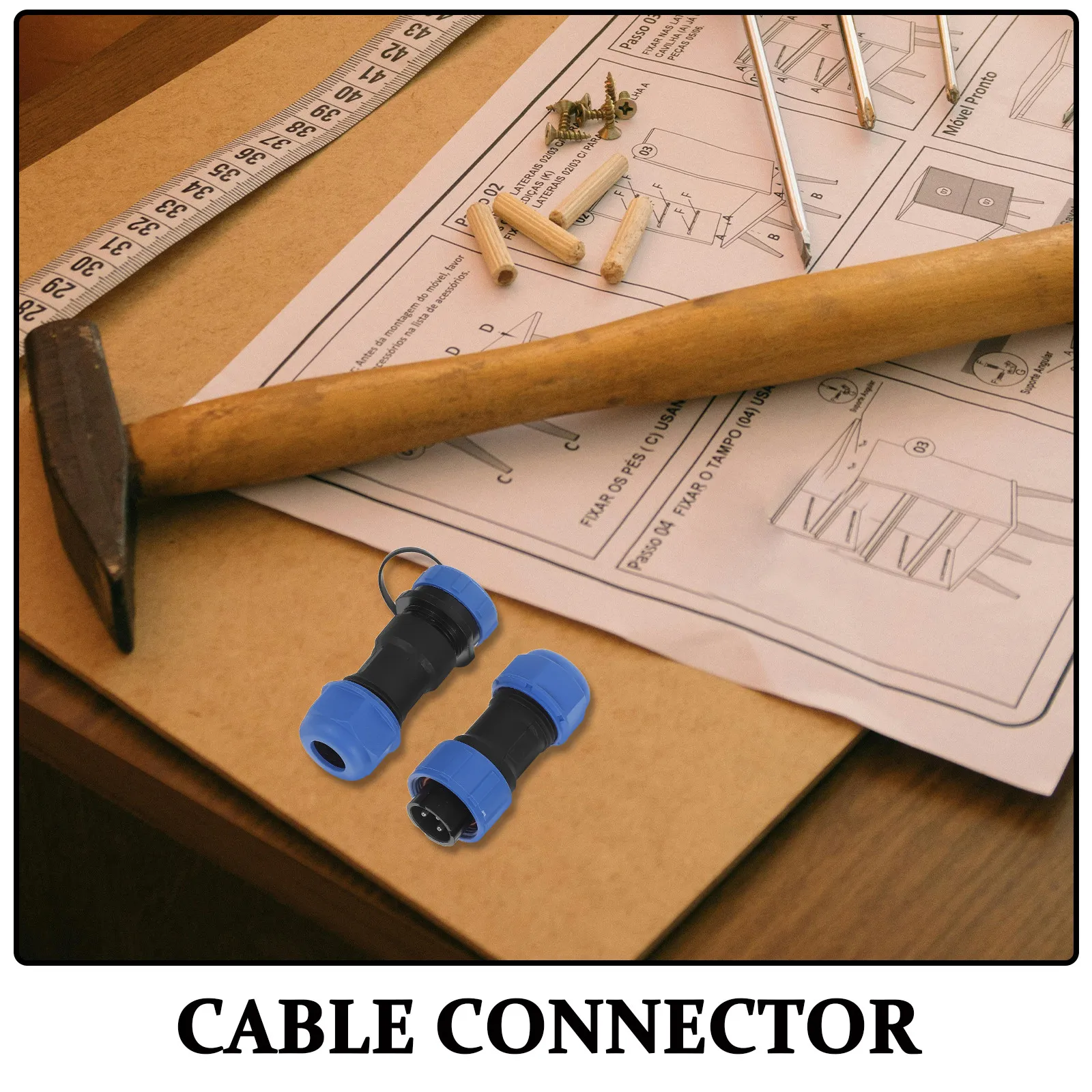 1Set Waterproof Industrial Con - Aviator Connector Kit ulasan dan harga