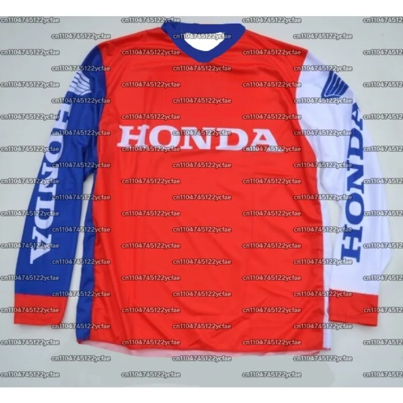 

2025 Autumn Men's Simple Casual Honda T-Shirt Round Neck Short Sleeves Breathable Quick-Drying Comfortable Outdoor Sports Top