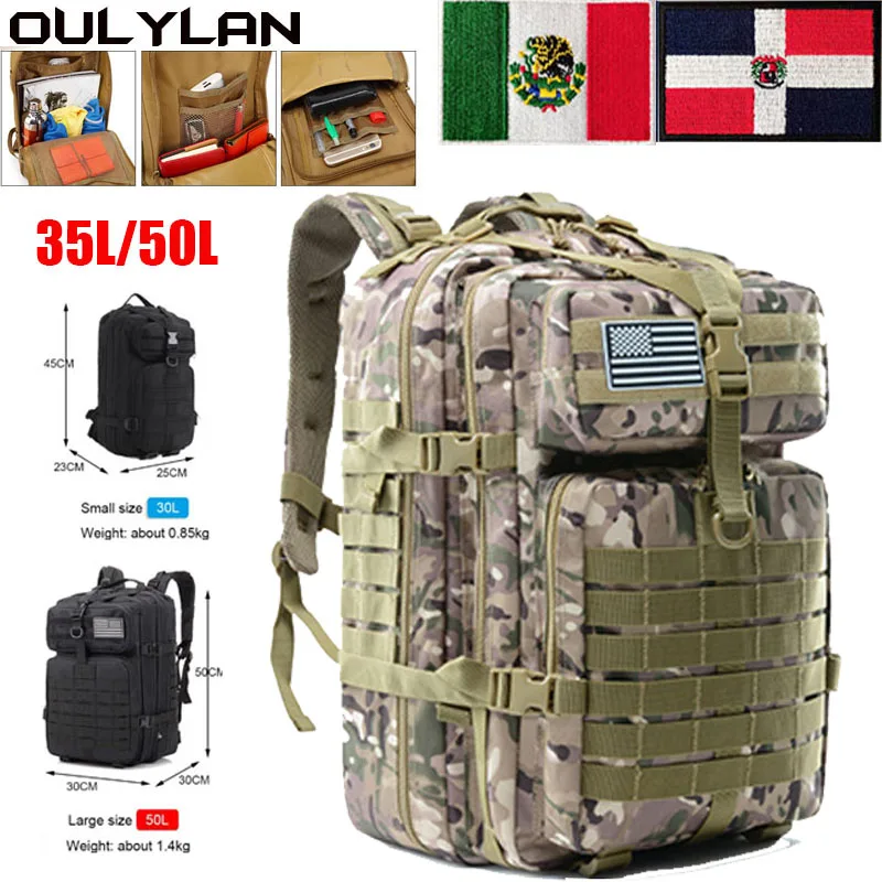 

Новинка, портативный Тактический Рюкзак MOLLE 3P 30 л/50 л, мужской рюкзак для кемпинга, походов, охоты, рюкзаки, сумка для рыбалки