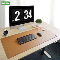 MIIIW Oversized Leather Cork Mouse Pad Double-sided Waterproof Soft Durable 900*400mm Comfortable Touch Desk Mat Large Mousepad