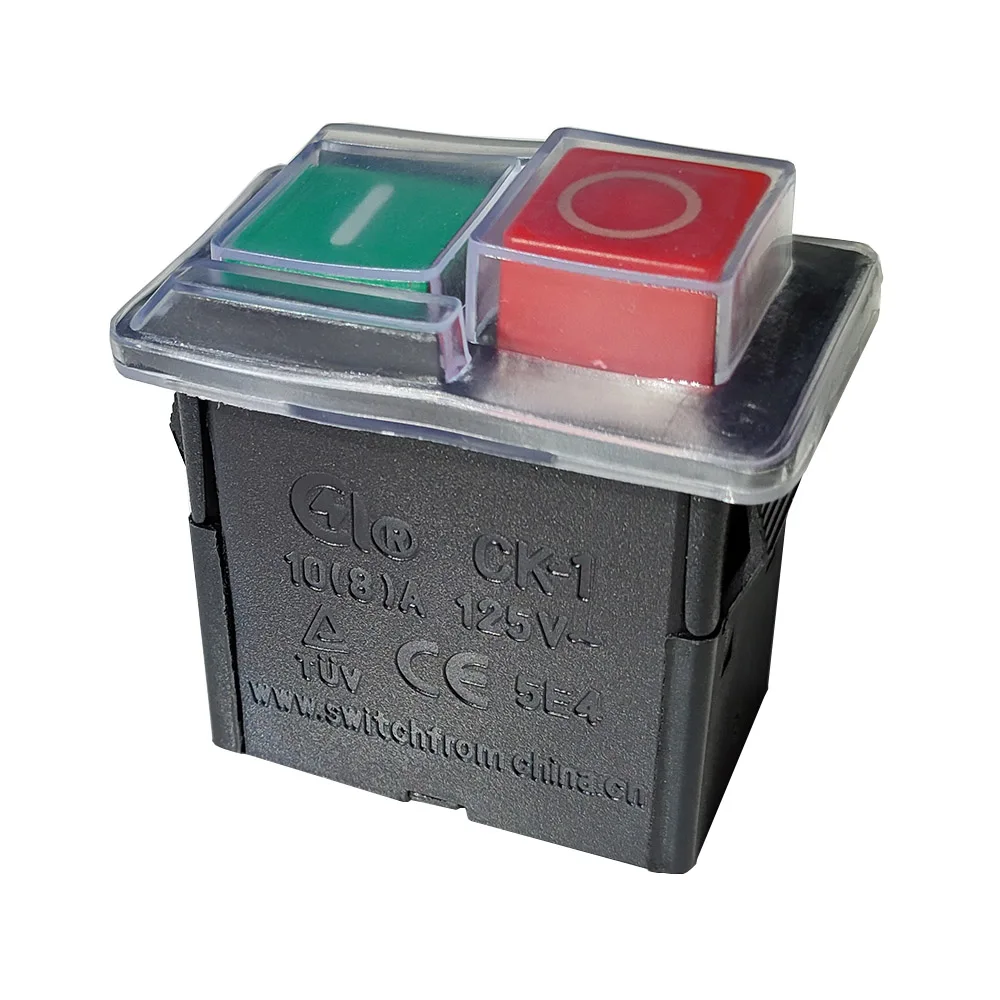 CK-1 Interruptor de botão à prova d'água ON-OFF 6(4)A 250V AC 10(8)A 125V AC
