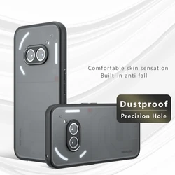 For Nothing Phone 2a Frosted Feel Case Nothing Phone 2a Cover Coque Matte Transparent PC Shockproof Back Fundas Nothing Phone 2a