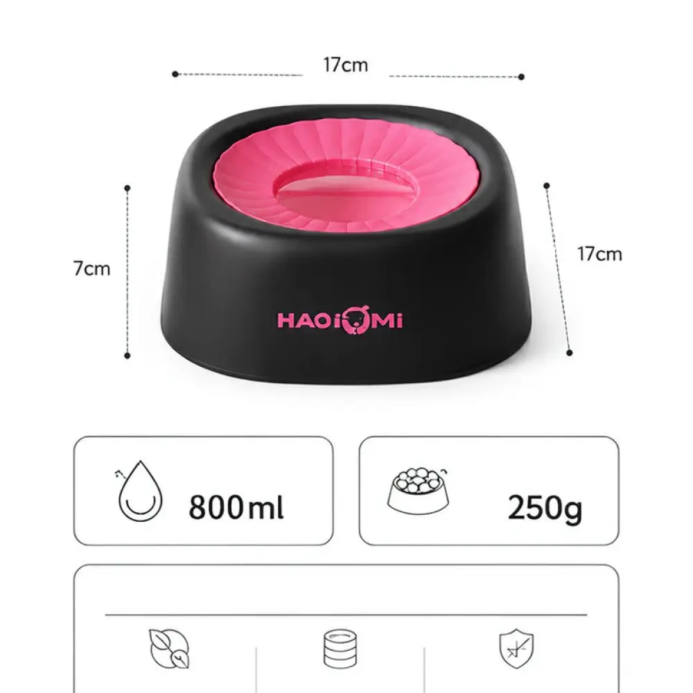 Dog Water Bowl Floating Dispenser No Wet Mouth Anti Choke Pet Drinking Basin Spill Proof Fountain For Hachimi Puppy Bowl