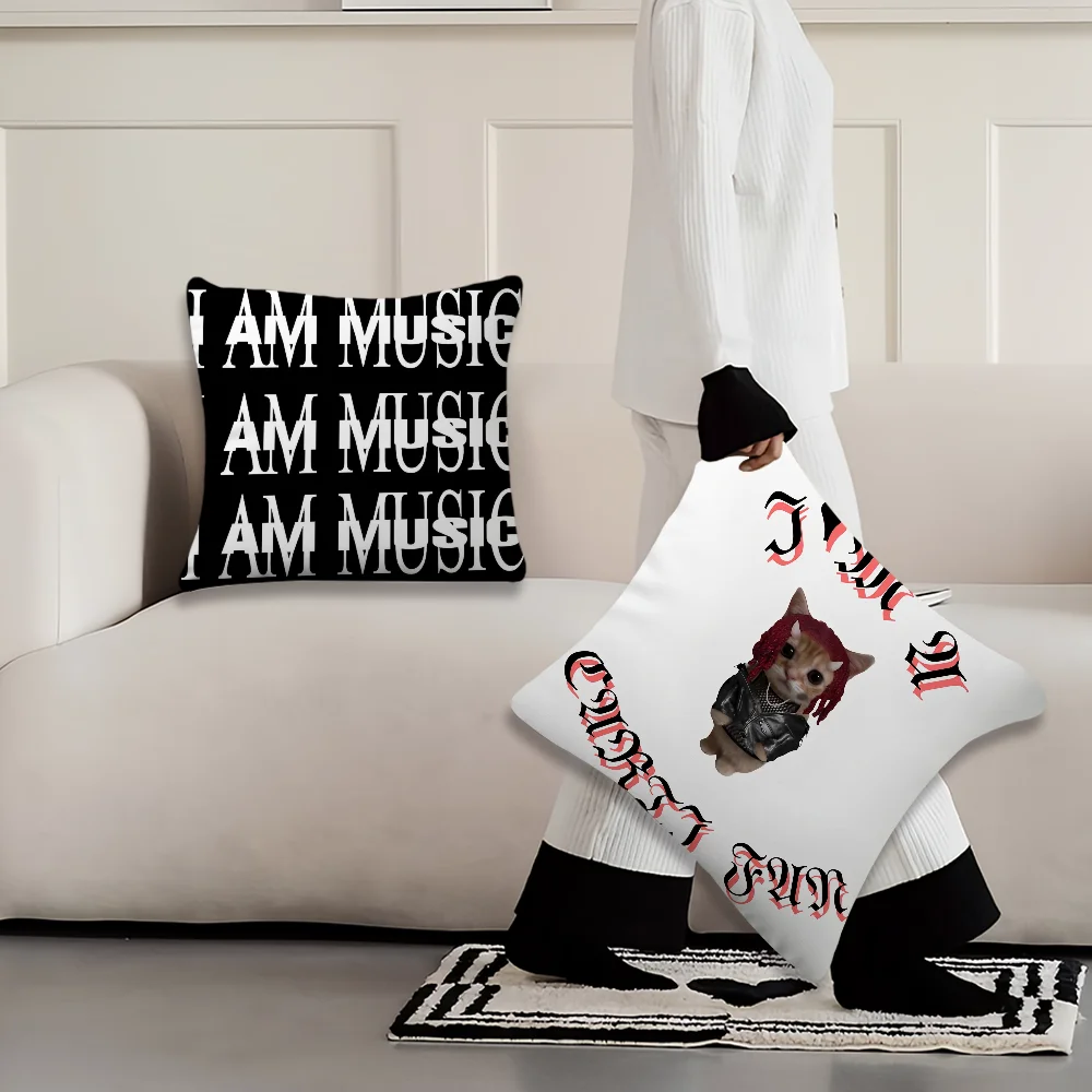 Rapper P-Playboi C-Carti i am music Decoration Room Home Sofa living Office Car Nordic Simplicity Pillow Cover