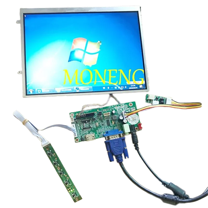 

compatible-HDMI LCD Controller Driver Board Module Monitor Kit for iPad 1 9.7" 1024X768 LP097X02 SLA1 SLA3 SLAA SLL2 LCD Display