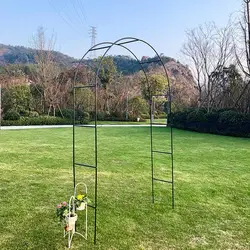 Metal Wedding Arch Stackable DIY Arch Prop Supplies Decoration Easy Assembly Rose Gates Balloon Archway Arbours Party Decor