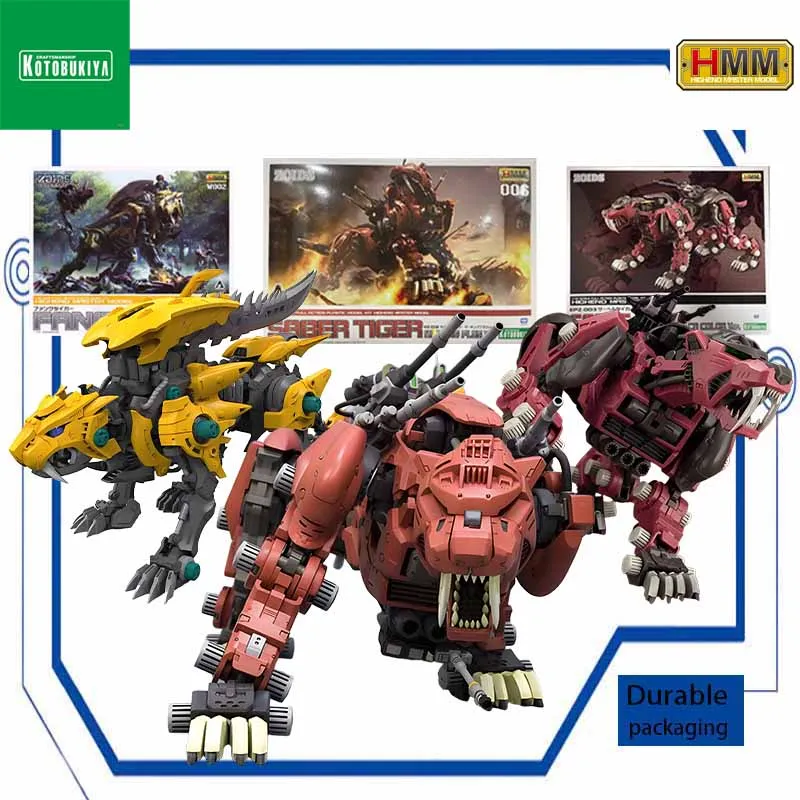 KAIYODO الأصلي أطقم منمذجة HMM 1/72 صابر النمر أنيمي عمل الشكل الجمعية التجمع نموذج اللعب هدايا للأولاد المقتنيات