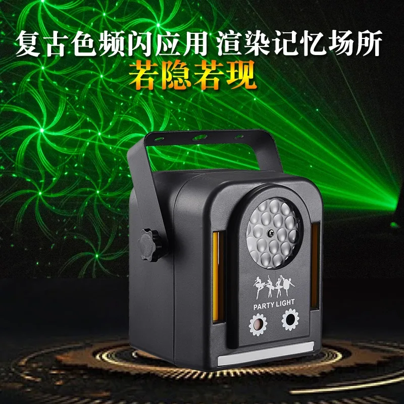 BOTAI Stage Light Elf 4 in 1 with remote control flash light stage light atmosphere decoration laser light