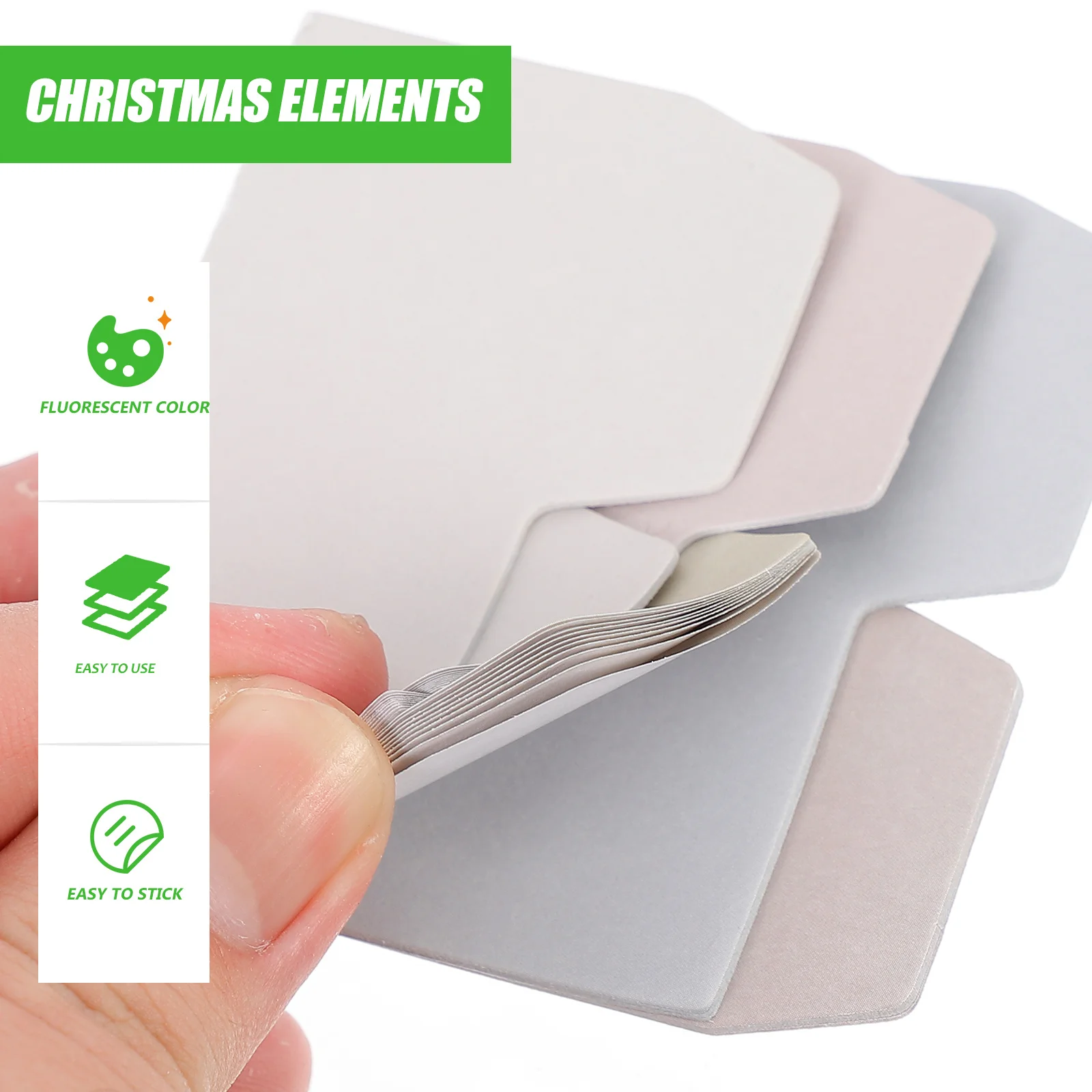 

6Pcs Eyecatching Gradient Memo Stickers Multipurpose Note Paper for Marking Pages Documents Study Work Index Stickers