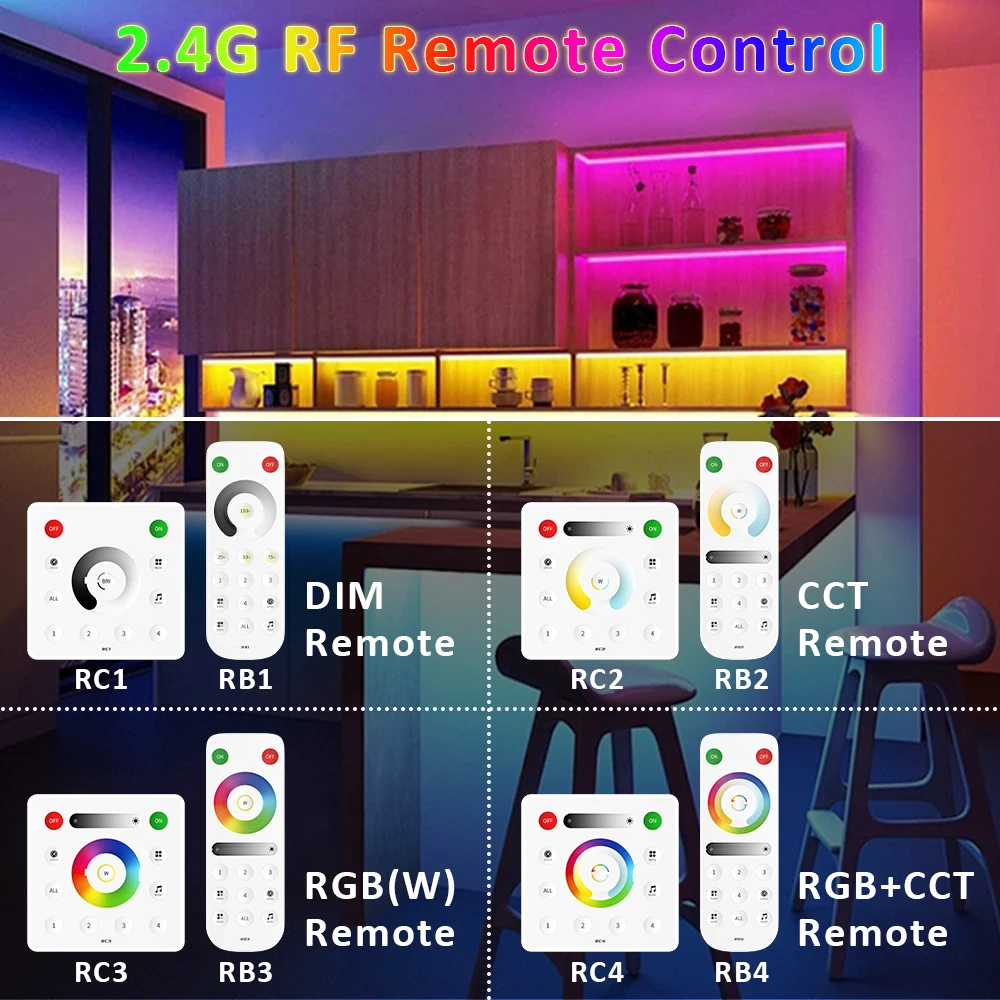 Imagem -05 - Controlador de Faixa Led Sp530e Wi-fi Bluetooth rf 5v 12v 24v 5ch Ws2812b Ws2811 Sk6812 Funciona com Alexa Google Home