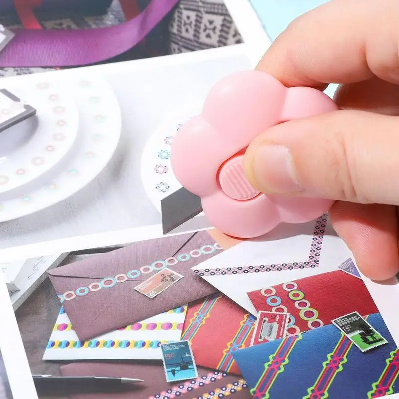 Mini abrecartas con forma de flor, caja de regalo para manualidades, cuchillo abierto, cortador de sobre de papel, cuchillo de utilidad, abridor de letras, suministros de arte