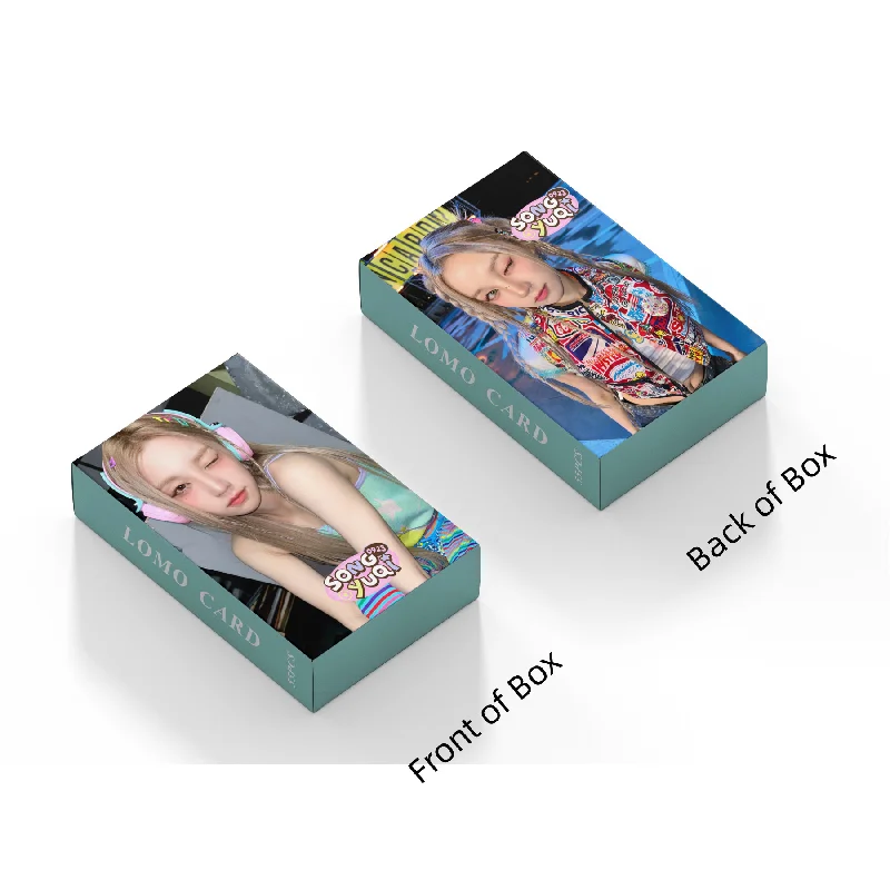 55 Stks/set Kpop (G) I-DLE Nieuwe Lomo-Kaart Fotokaart Van Hoge Kwaliteit Nummer Yuqi Hd Geprinte Fotokaart Fans Collectie Cadeau