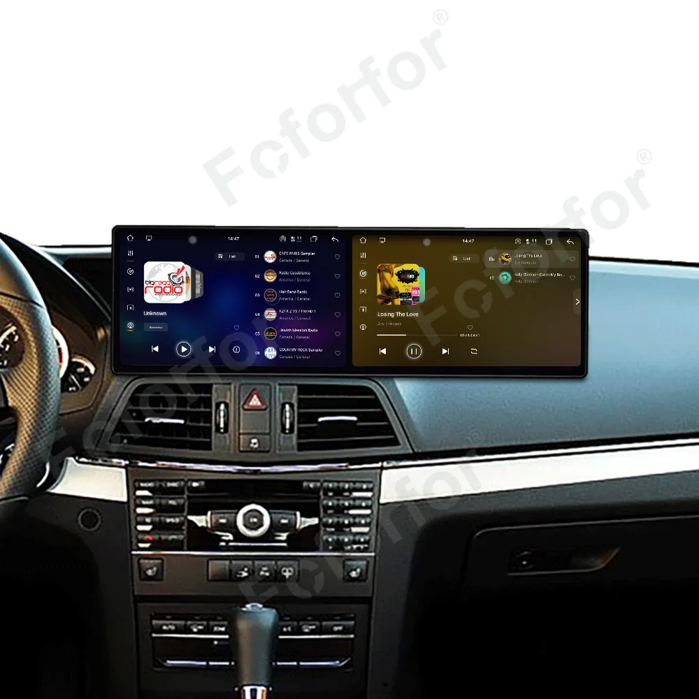 

Update 9.1" Dual Screen Android 15 Car Radio For Mercedes-Benz E2-door Coupe W212 2009-2011 Carplay GPS Navi Multimedia Player