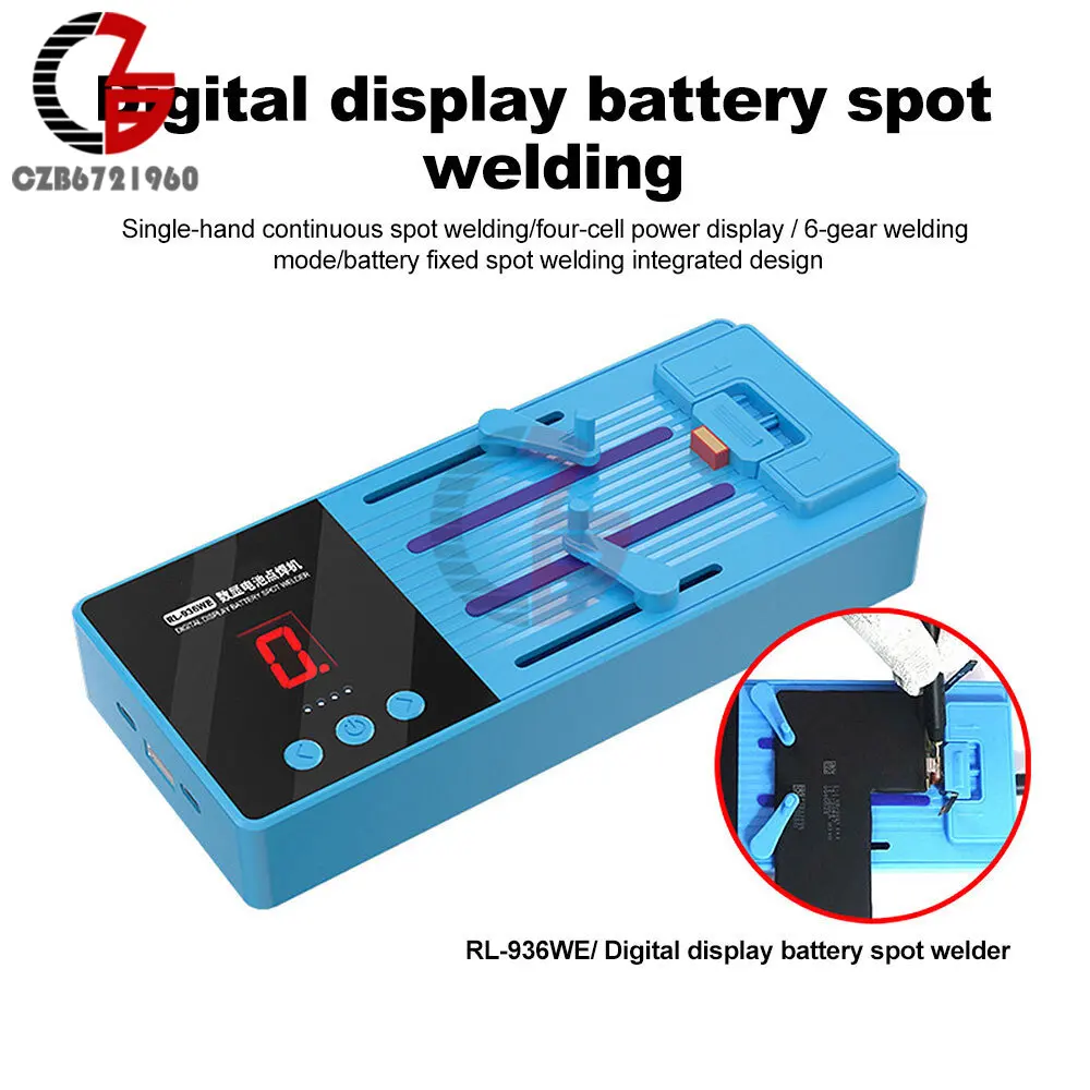 

Spot Welder DIY Battery Spot Welder with Operation Platform Adjustable Professional Repair Mobile Phone Battery Welder