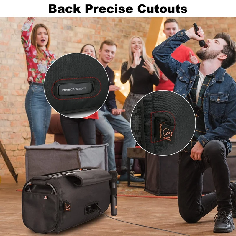 

Bit-se Speaker Dust Cover for PartyBox on-the-Go Portable Bluetooth Speaker, Protective Case Mesh Slip Cover Speaker