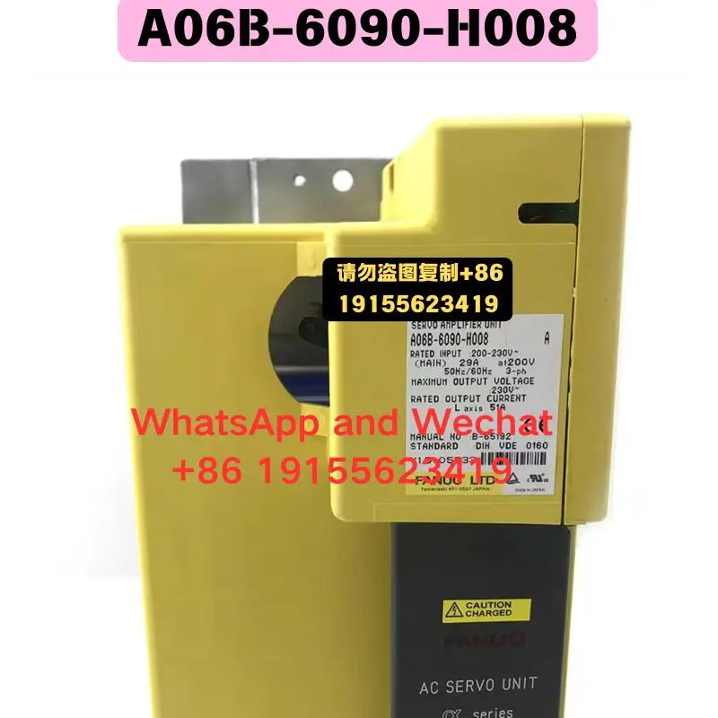 

Совершенно новый оригинальный драйвер A06B-6090-H008. Функциональный тест пройден. Быстрая доставка.