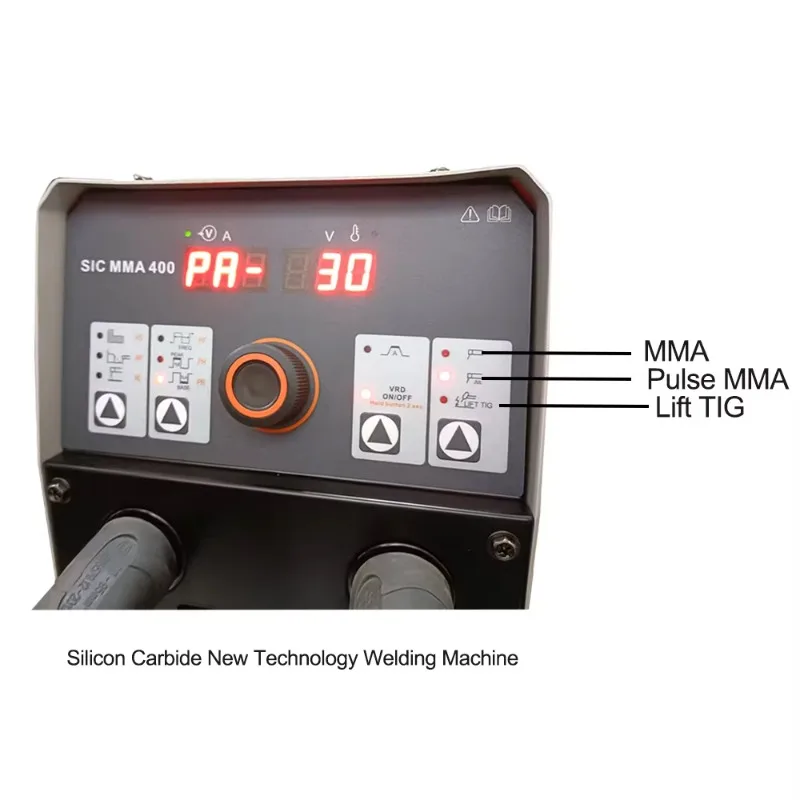 Digital 400A Silicon Carbide MMA Welding Machine Sic Arc Welder 3 PH 380V / 400V / 415V Lift TIG/ MMA Function