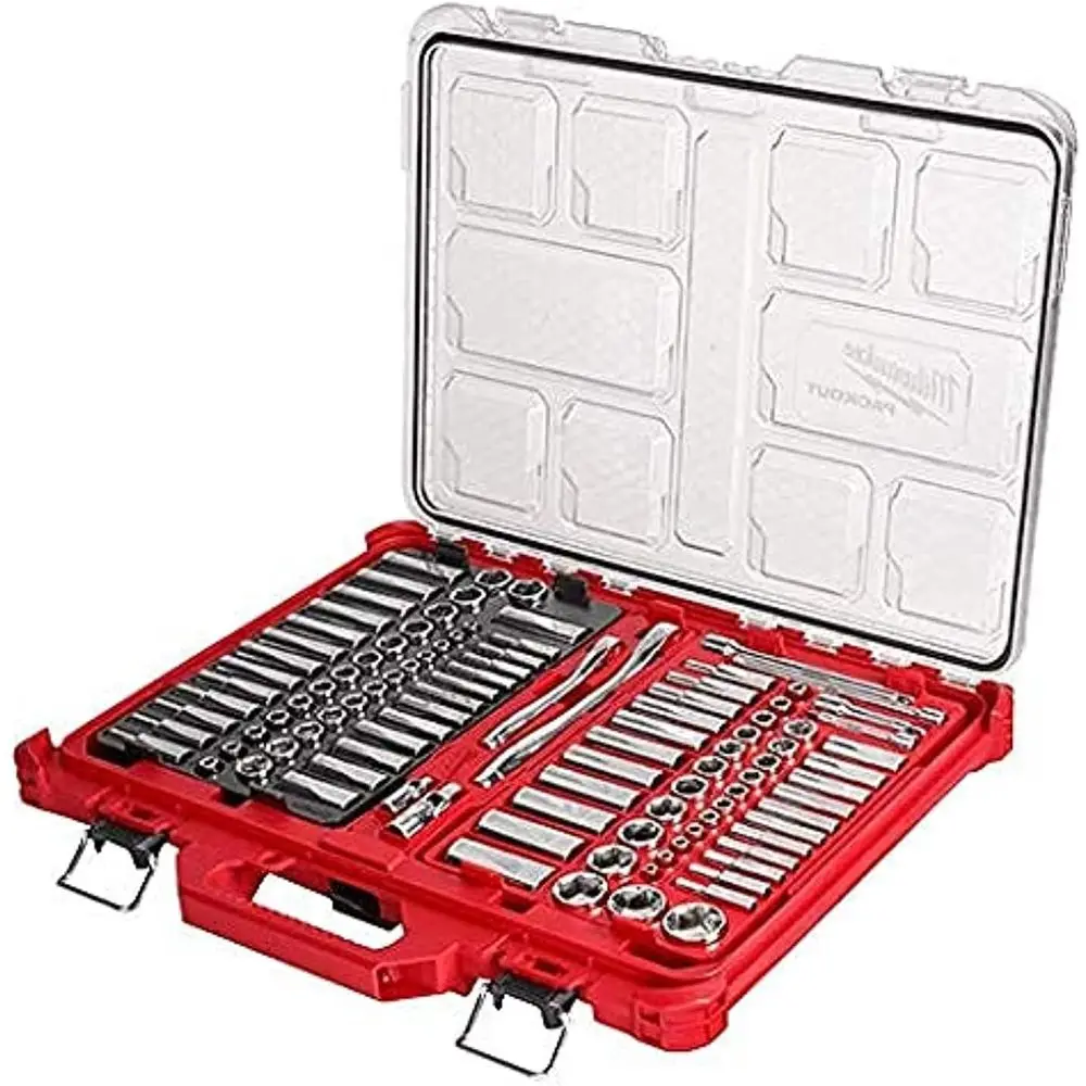 

1/4-3/8 Inch 106 Piece SAE-Metric Socket and Ratchet Set