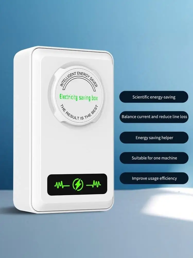 Inteligentna skrzynka oszczędzająca energię z adapterem wtykowym US/EU 90V-250V, przenośne urządzenie do oszczędzania energii elektrycznej w domu, biurze i kuchni. — zdjęcie produktu 6