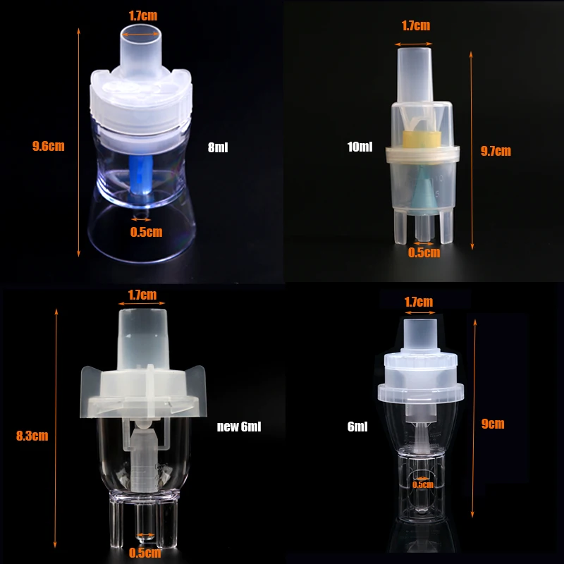 Medical Inhalers Spray Mouth Nebulizer Cup Catheter  for Inhaler accessories Air Compressor Humidifier Nebulizer Accessories