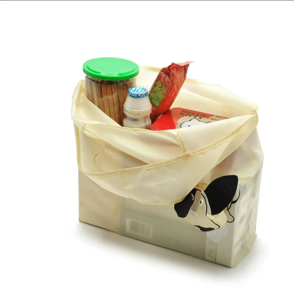 Borsa tote in nylon Borsa ecologica con fibbia sospesa Borsa per la spesa pieghevole Borse portaoggetti Borsa a tracolla da viaggio Borse per la spesa dei cartoni animati