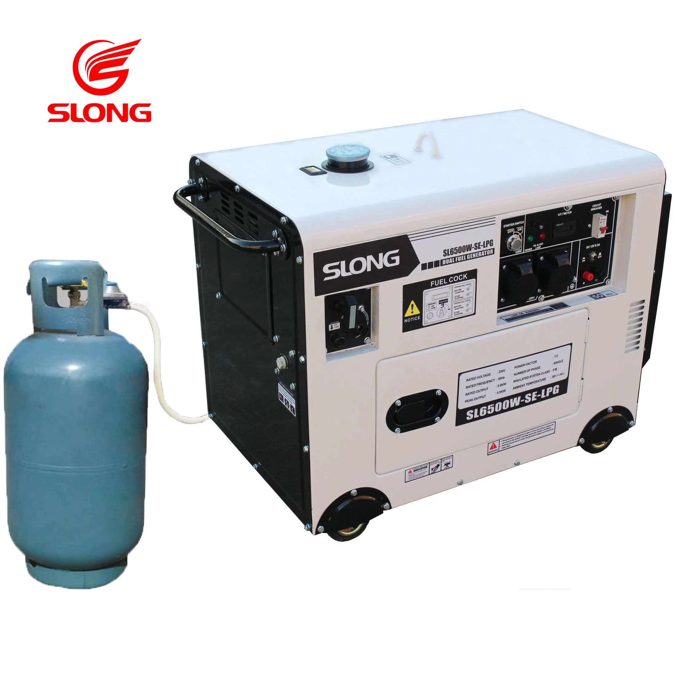 

SLONG SILENT 6 KW LPG GAS GENERATOR